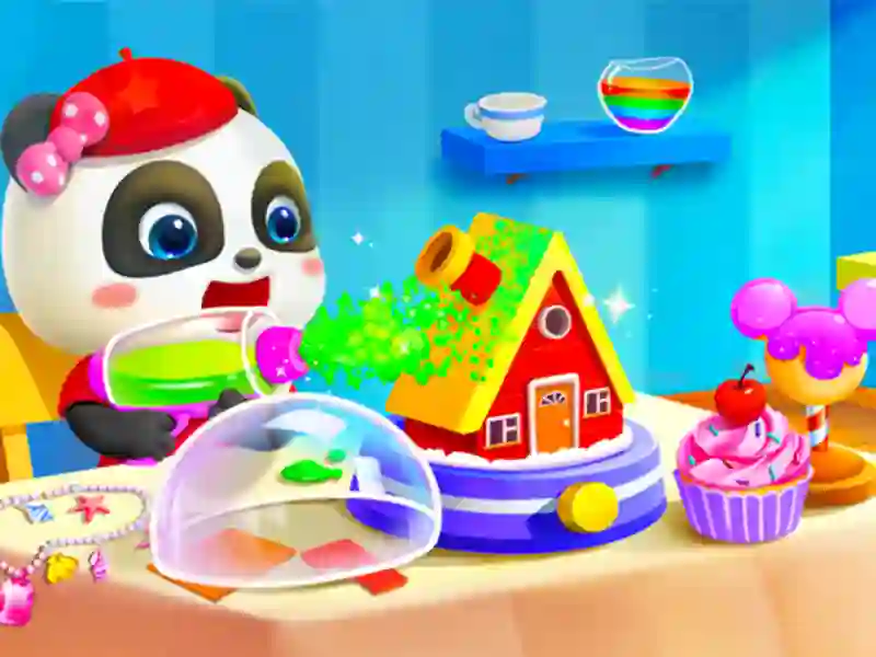 Leikur Baby Panda Kids Crafts DIY á netinu