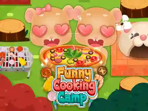 Leikur Funny Cooking Camp á netinu