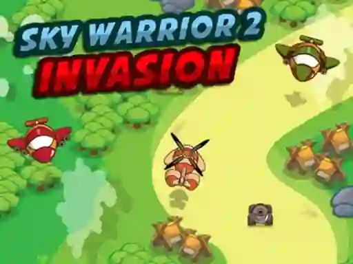 Leikur Sky Warrior 2 Invasion á netinu