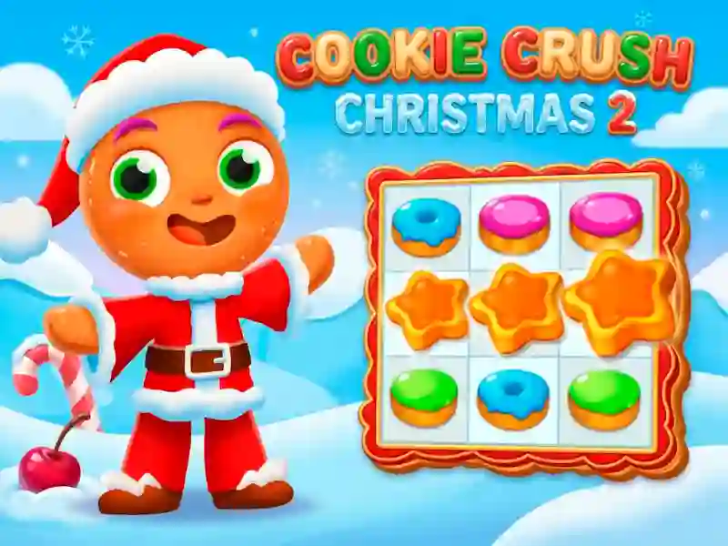Leikur Cookie Crush Christmas 2 á netinu