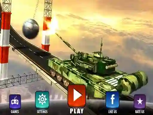 Leikur Impossible Army Tank Driving Simulator Tracks á netinu