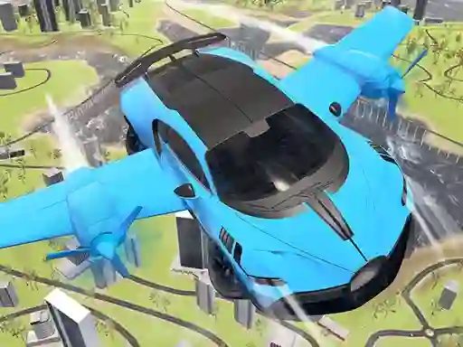Leikur Real Sports Flying Car 3d á netinu
