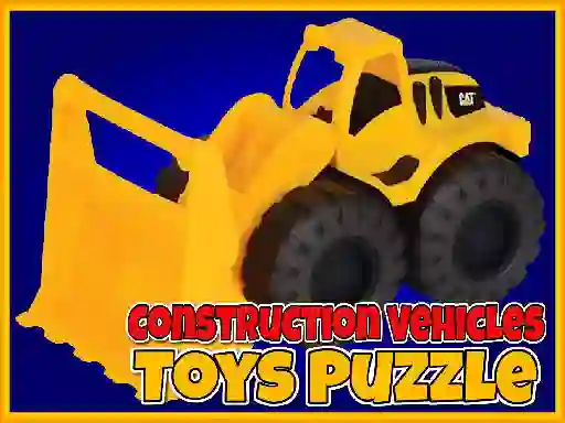 Leikur Construction Vehicles Toys Puzzle á netinu