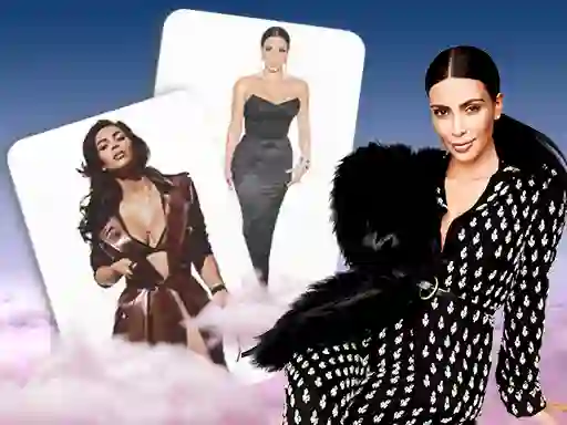 Leikur Kim Kardashian Memory Card Match á netinu