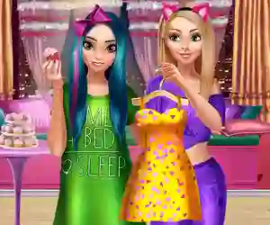 Leikur BFFs PJ Party á netinu