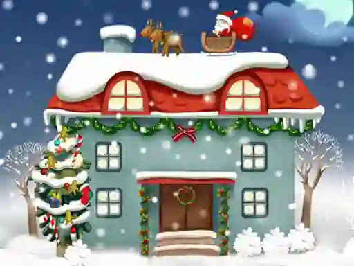 Leikur Christmas Rooms Differences á netinu