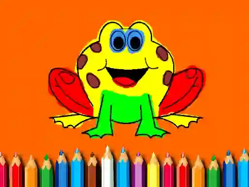 Leikur Back To School: Frog Coloring Book á netinu