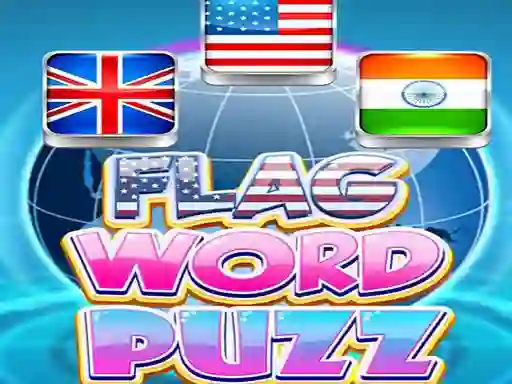 Leikur Flag Word Puzz á netinu