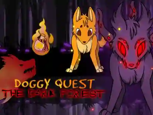 Leikur Doggy Quest The Dark Forest á netinu
