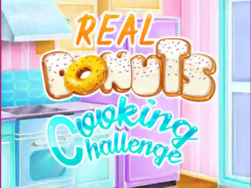 Leikur Real Donuts Cooking Challenge á netinu