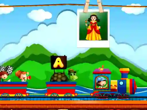 Leikur Alphabetic train á netinu