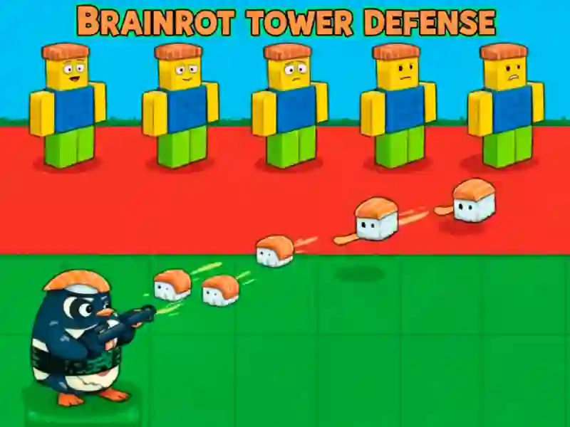 Leikur Brainrot Tower Defense á netinu