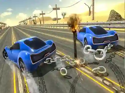 Leikur Chain Car Stunt á netinu