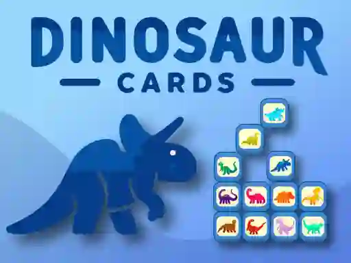 Leikur Dinosaur Cards á netinu