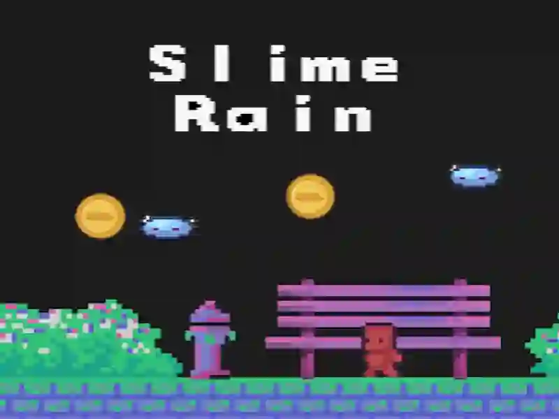 Leikur Slime Rain á netinu