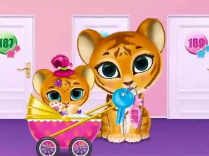 Leikur Kids Pet Hotel á netinu