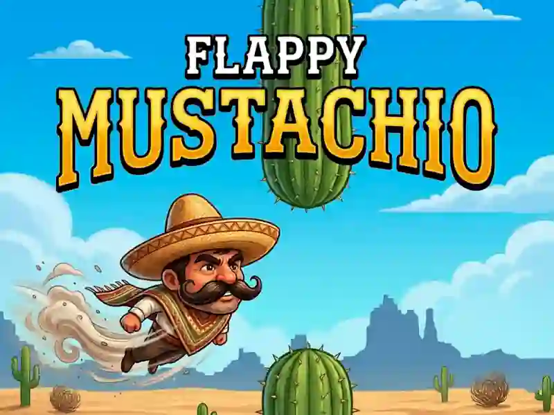 Leikur Flappy Mustachio á netinu