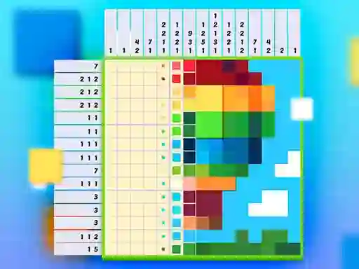 Leikur Nonogram Jigsaw á netinu