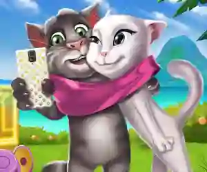 Leikur Kittens Selfie Time á netinu