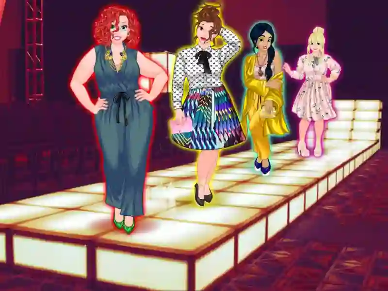 Leikur Princesses Runway Plus á netinu