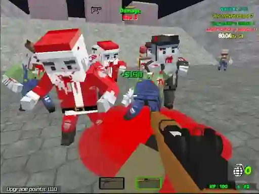 Leikur Pixel Wars Apocalypse Zombie á netinu