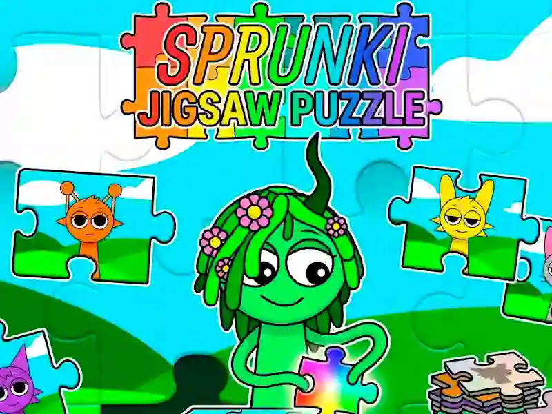 Leikur Sprunki Jigsaw Puzzle á netinu