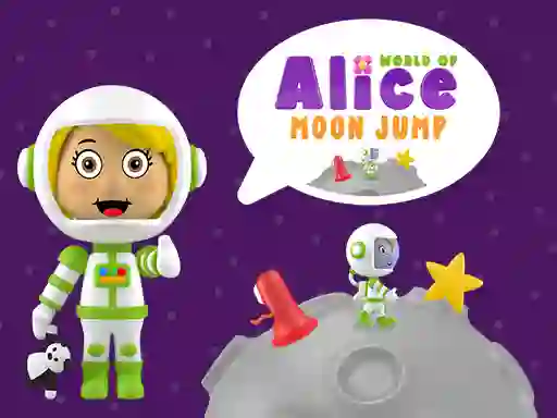 Leikur World of Alice Moon Jump á netinu