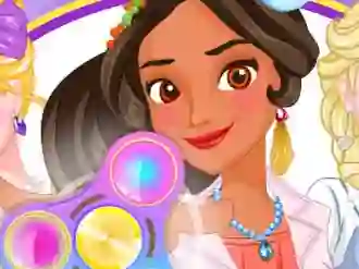 Leikur Princess Fidget Spinners á netinu
