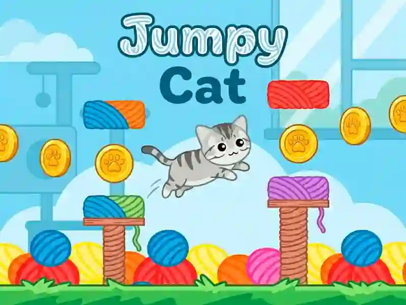 Leikur Jumpy Cat á netinu