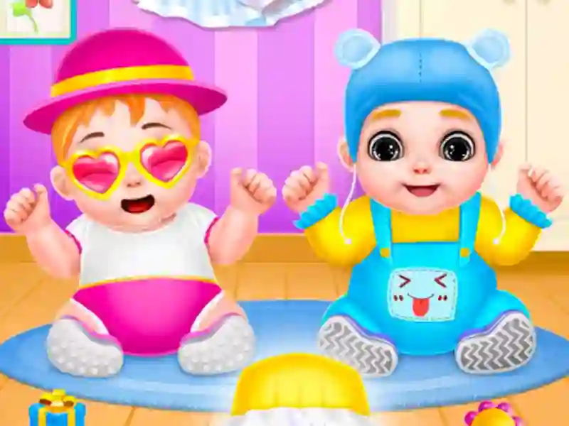 Leikur Twin Baby Care á netinu