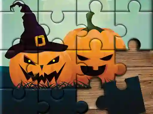 Leikur Halloween Puzzle á netinu
