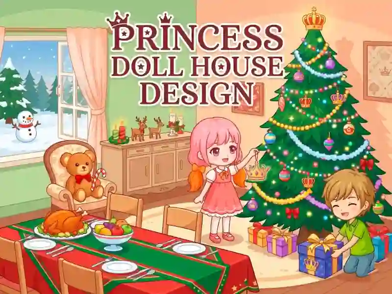 Leikur Princess Doll House Design á netinu