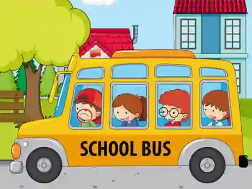 Leikur School Bus Differences á netinu