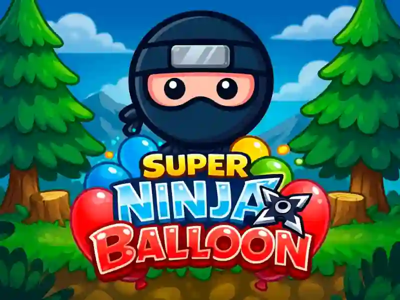 Leikur Super Ninja Balloon á netinu