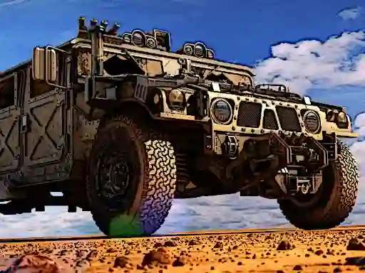 Leikur Military Transport Vehicle á netinu