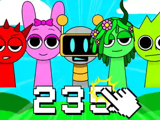 Leikur Sprunki Clicker Game á netinu
