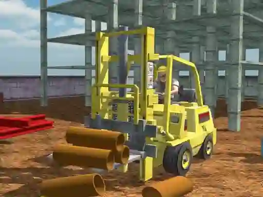 Leikur Forklift Drive Simulator á netinu
