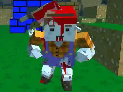 Leikur Pixel Gun Apocalypse 4 Zombie Invazion á netinu
