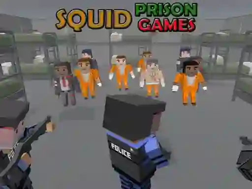Leikur Squid Prison Games á netinu
