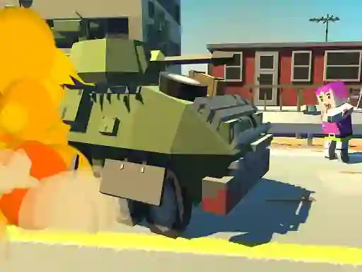 Leikur Tank vs Zombie á netinu