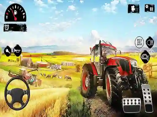 Leikur Offroad Tractor Farmer Simulator 2022: Cargo Drive á netinu
