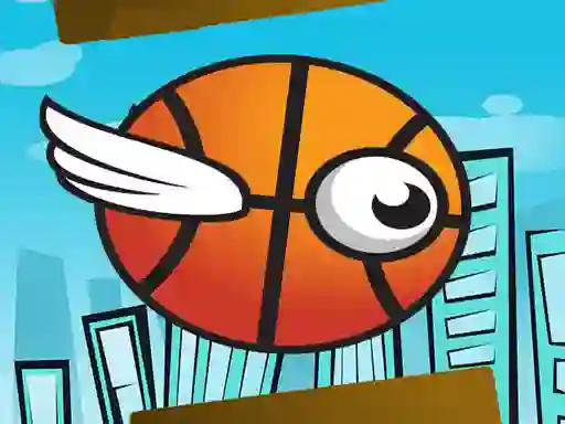 Leikur Crazy Flying Basketball á netinu