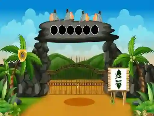 Leikur Rocky Village Escape á netinu