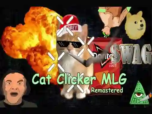 Leikur Cat Clicker MLG á netinu