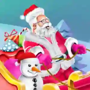 Leikur Design santas sleigh á netinu
