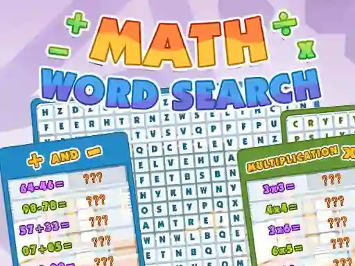 Leikur Math Word Search á netinu
