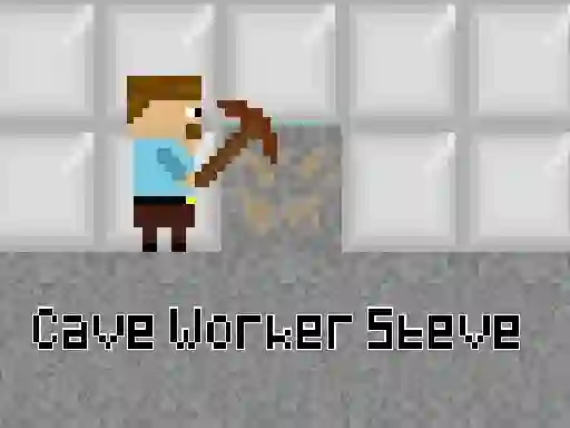 Leikur Cave Worker Steve á netinu