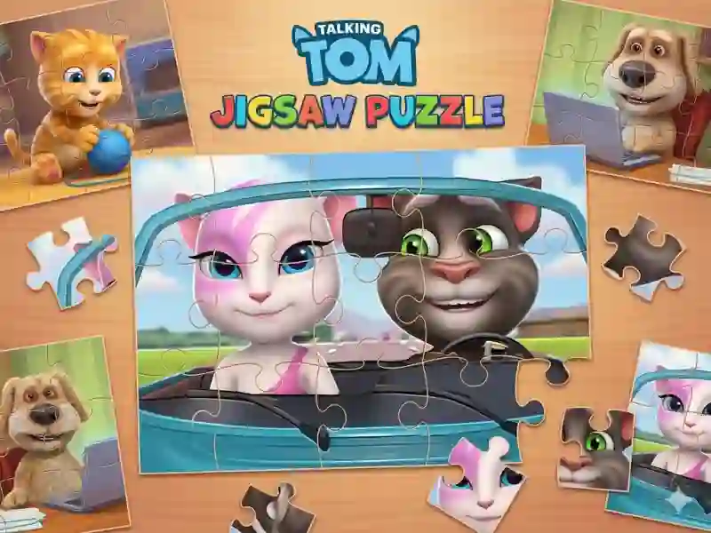 Leikur Talking Tom Jigsaw Puzzle á netinu