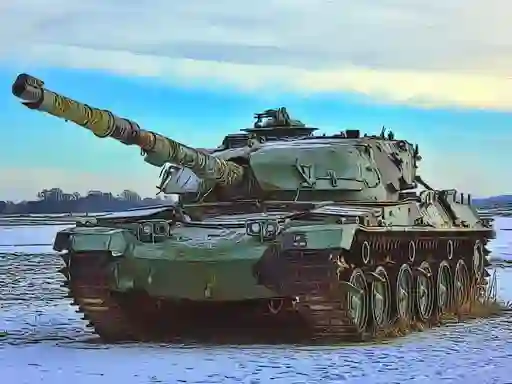 Leikur Military Tanks Jigsaw á netinu