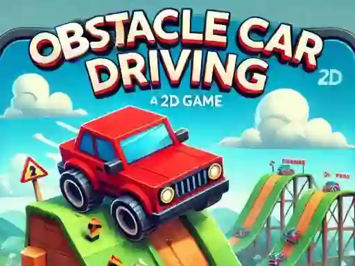 Leikur Opstacle Car Driving á netinu